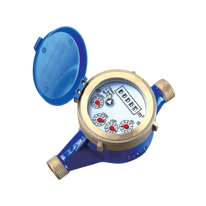 Multi-jet droogwatermeter